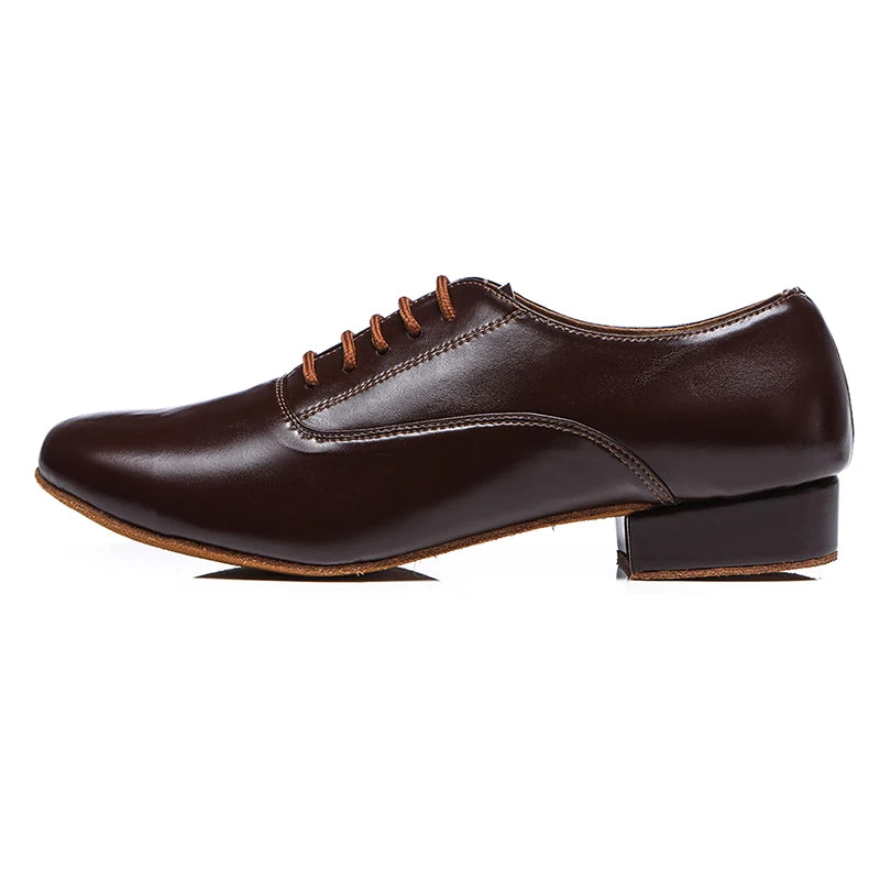 Ballroom Dance Shoes for Men Standard Modern Soft Bottom Latin Shoes Low Heel Smooth Swing Salsa Tango Waltz Dancing Shoe