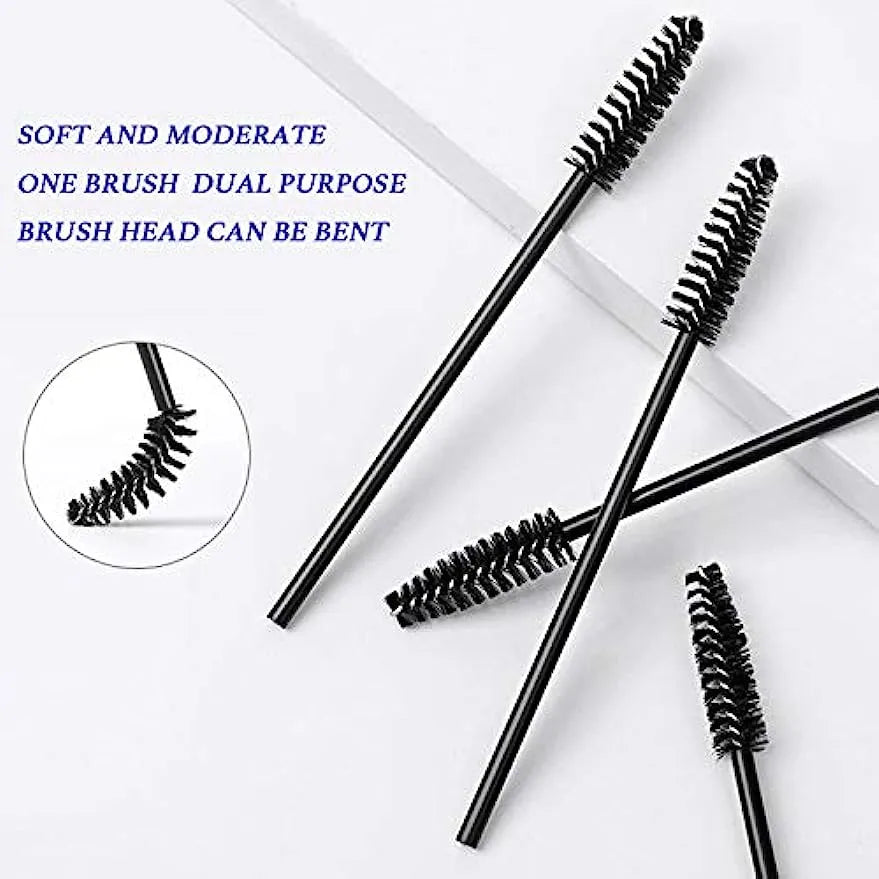 100 Pcs Disposable Eyelash Mascara Brushes for Eye Lashes Extension Eyebrow and Makeup Wholesale of Makeup Tools - My Store