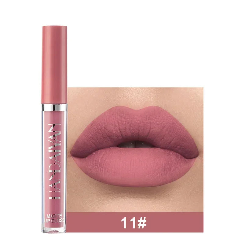 6pcs/1pcs Waterproof Lipgloss Makeup Lightweight Matte Lip Cosmetics Long Lasting Velvet Lipstick Moisturizing Sexy Lips Makeup - My Store