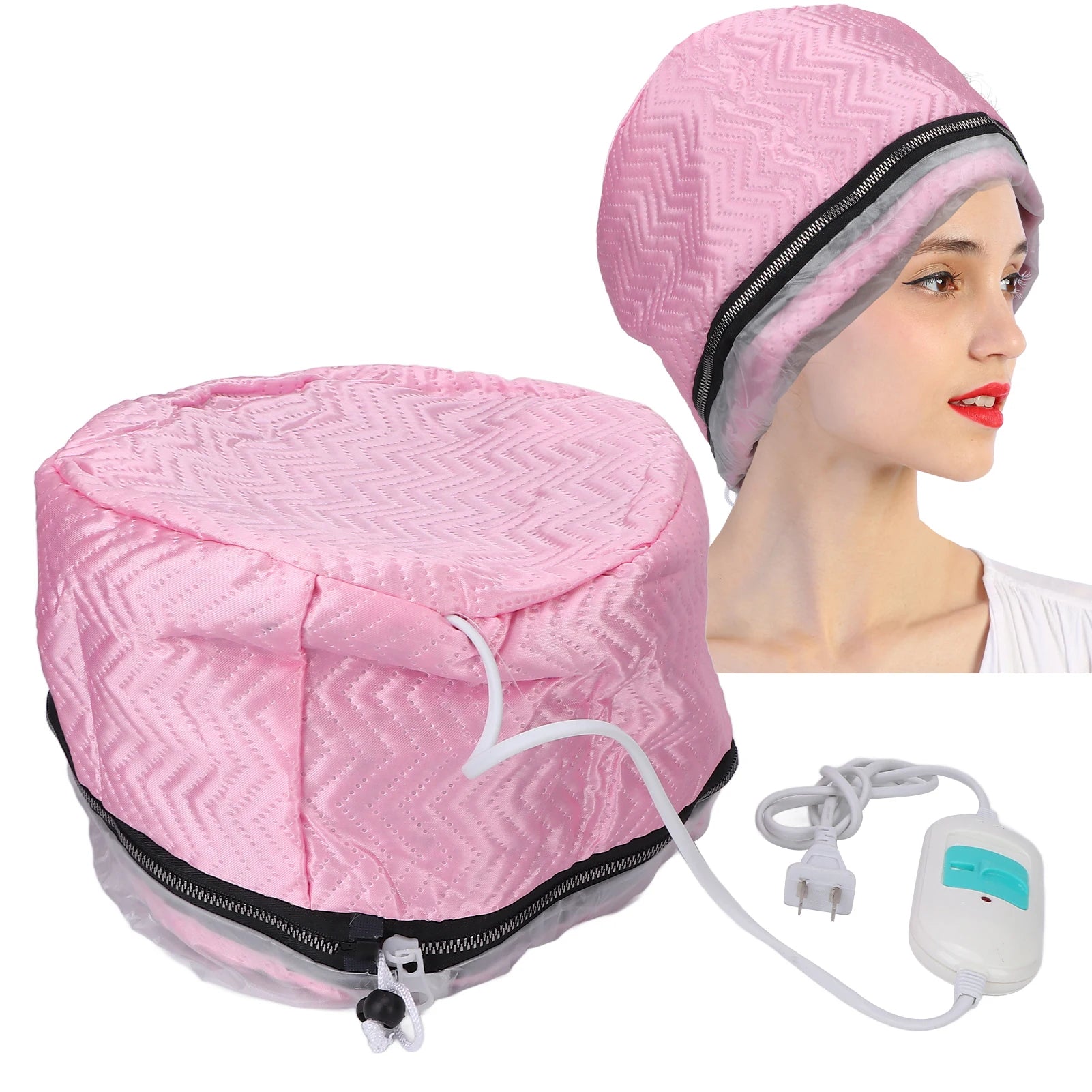 Thermal Treatment Hair Cap Heating Hair Steamer Care Accessories Bonnets for Women Hair Dryer Home Spa Salon Styling 110-220v