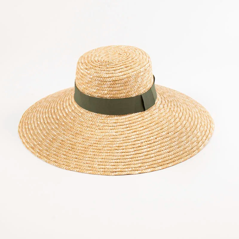 New Belt Strap Straw Sun Hat for Women Fashion Vacation Beach UV Hats WideBrim Panama Hats Outdoor Wholesale