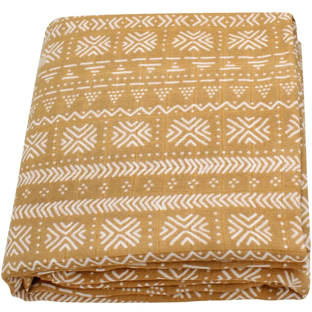 120x120cm Bamboo Muslin Swaddles Baby Blankets Newborn Baby Blanket Soft Baby Swaddle Muslin Wrap