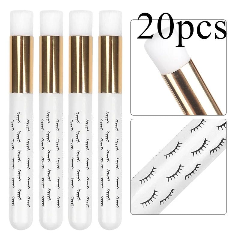 10pcs Eyelash Cleaning Brush Lash Extension Applicator Eyebrow Nose Brushes Washing Bottle Skin Care Makeup Tool Clean Supplies