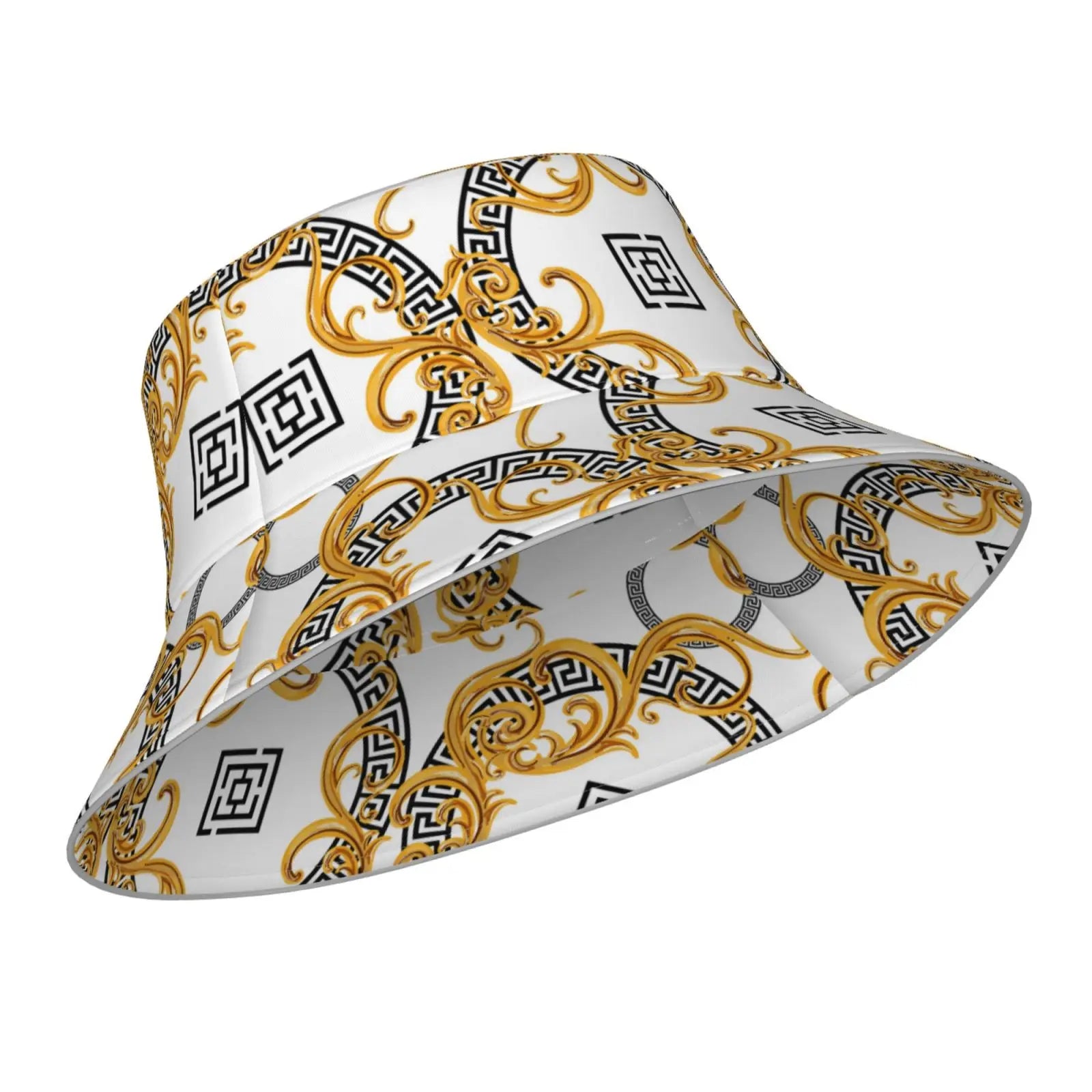Modern Baroque Reflective Bucket Hat Summer Hats Fisherman Hat Foldable Women Men Sunscreen Shade Caps