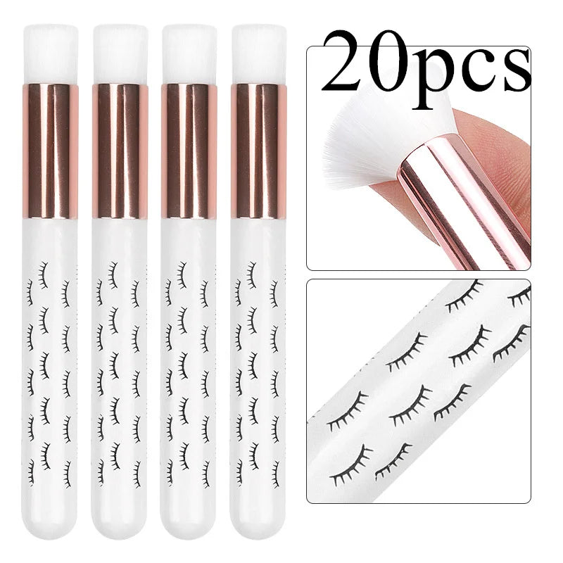 10pcs Eyelash Cleaning Brush Lash Extension Applicator Eyebrow Nose Brushes Washing Bottle Skin Care Makeup Tool Clean Supplies