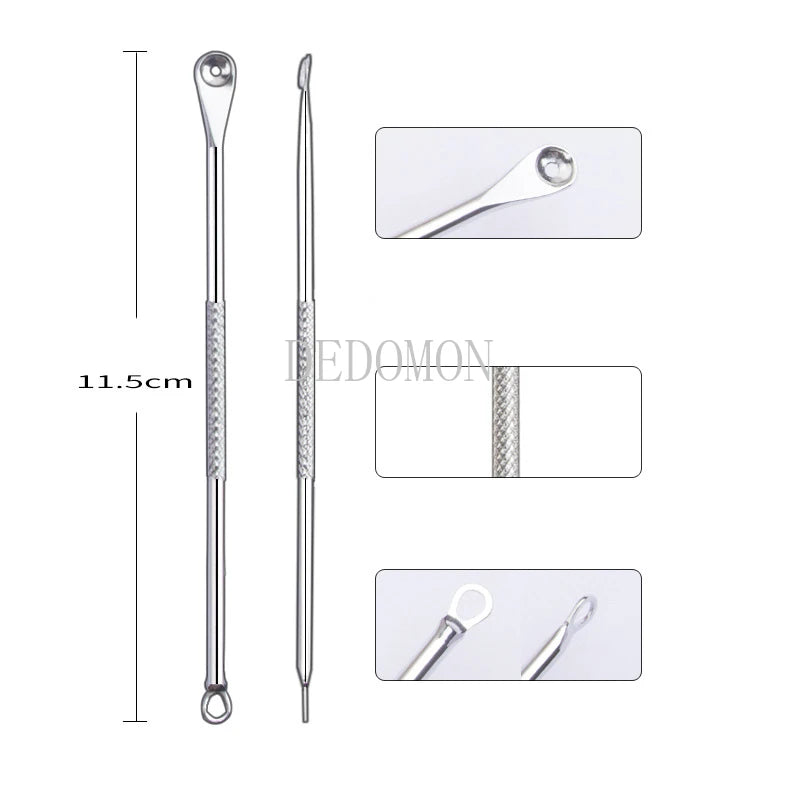 11/8/6/4pcs Acne Blackhead Removal Needles Black Dots Cleaner Black Head Pore Cleaner Deep Cleansing Tool Face Skin Care Tool