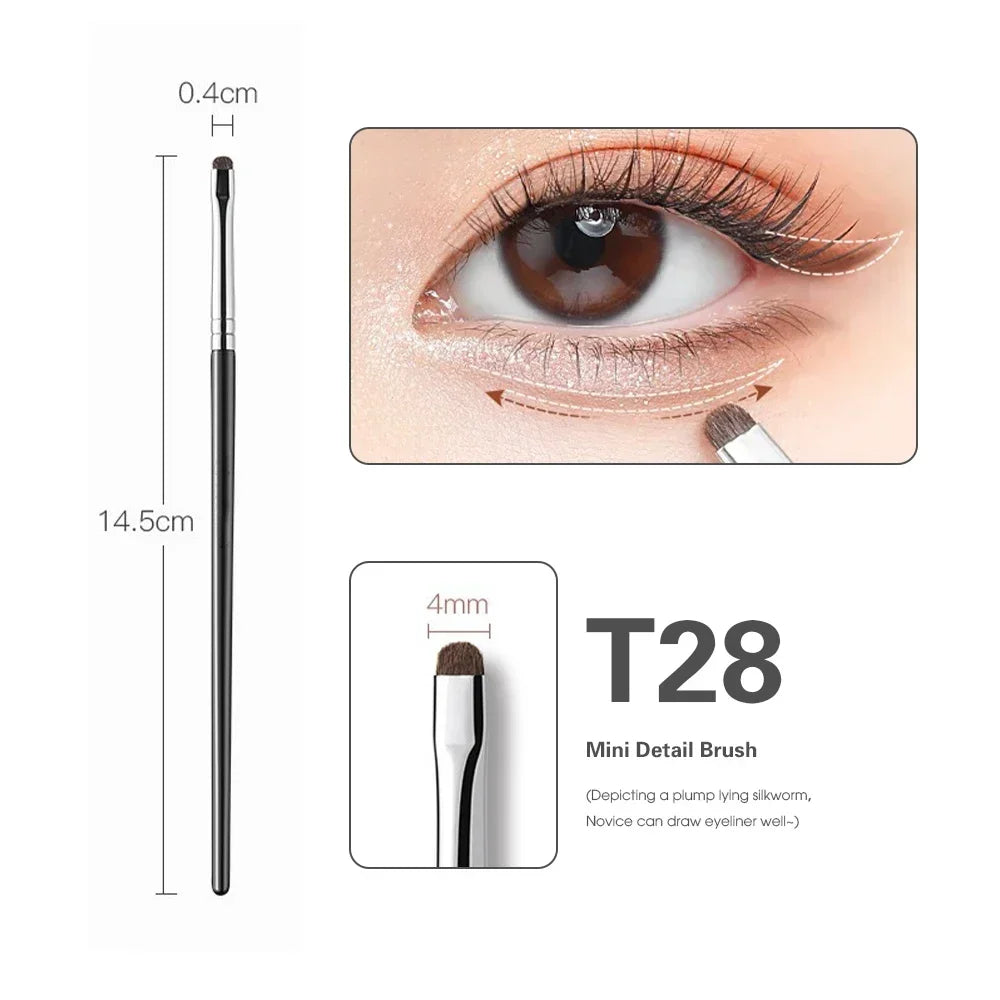 Professional Makeup Brushes Set Eye Shadow Concealer Foundation Blusher Contour Shadow Soft Hair Mixed Smudge Makeup Beauty Tool - My Store