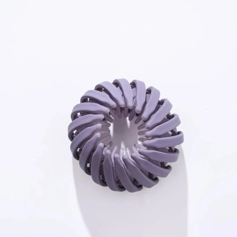 Magic Hair Clip Bird Nest Shaped Hair Holder Velvet Hair Ring Ball Head Hair Device High Ponytail  Artifact Hair Accessories