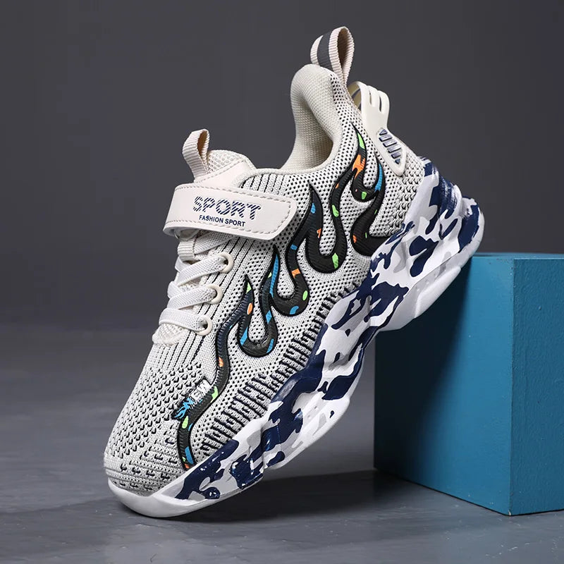 Boys Running Shoes  Design Children Sneakers Mesh Kids Casual Sneakers 7-12 Years Children Sneakers for Boys