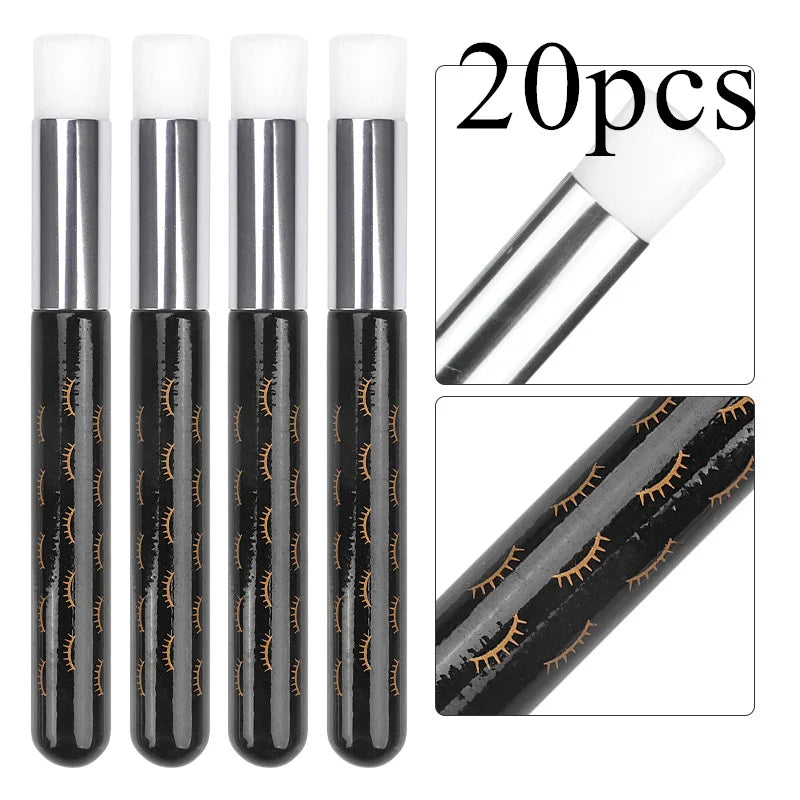 10pcs Eyelash Cleaning Brush Lash Extension Applicator Eyebrow Nose Brushes Washing Bottle Skin Care Makeup Tool Clean Supplies