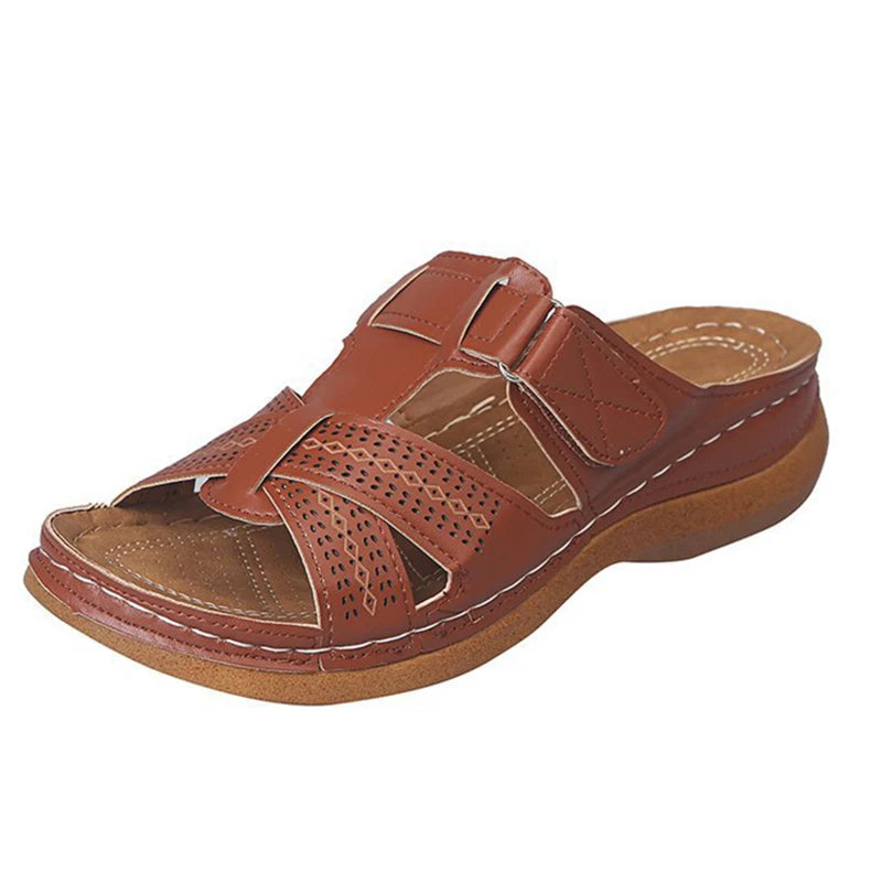 Women Sandals Soft Bottom Wedges Shoes for Women Summer Sandals Med Heels Platform Sandals Shoes Female Wedge Sandalias Mujer 43