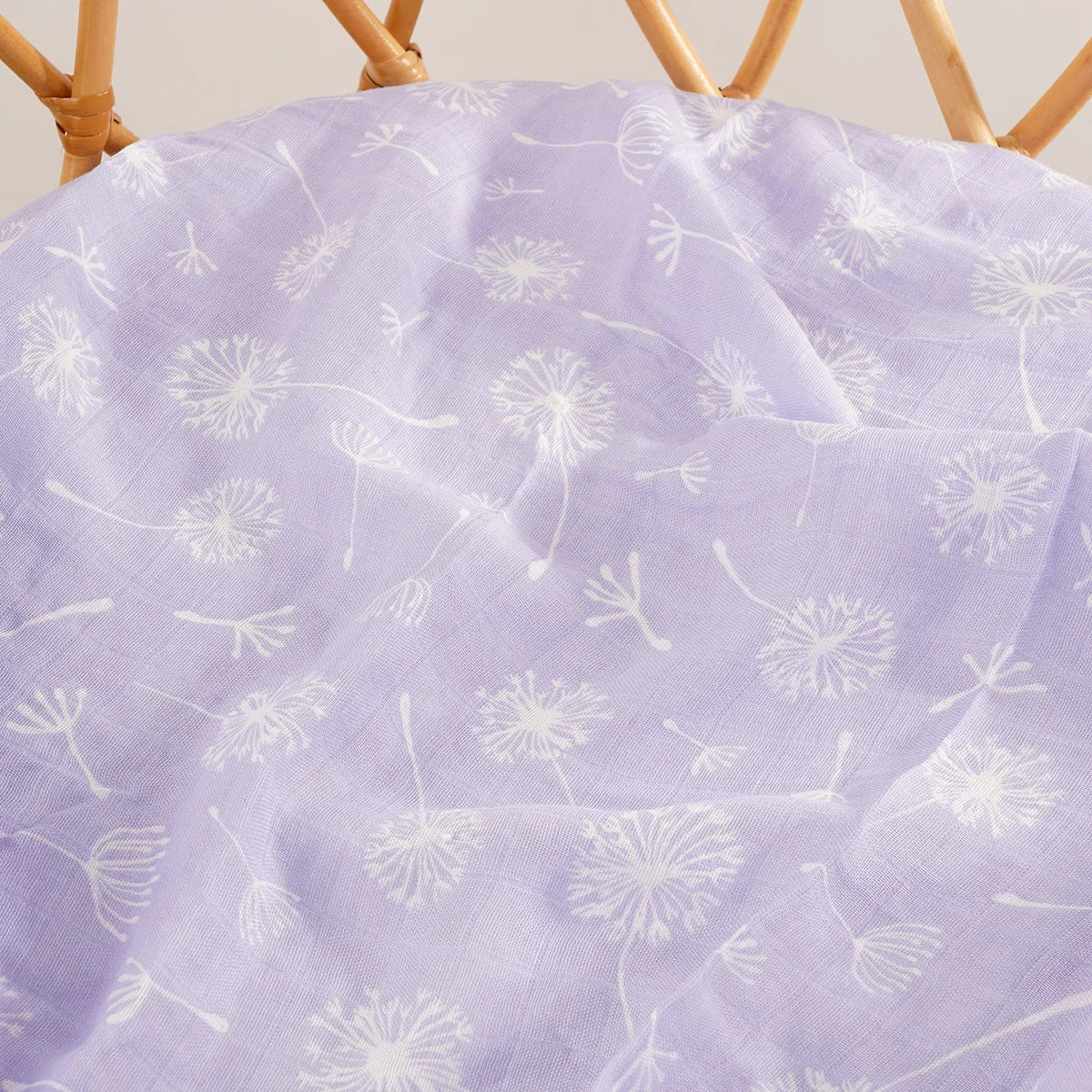 HappyFlute  Bamboo Cotton Baby Muslin Swaddle Baby Blanket Soft Baby Towel Wrap