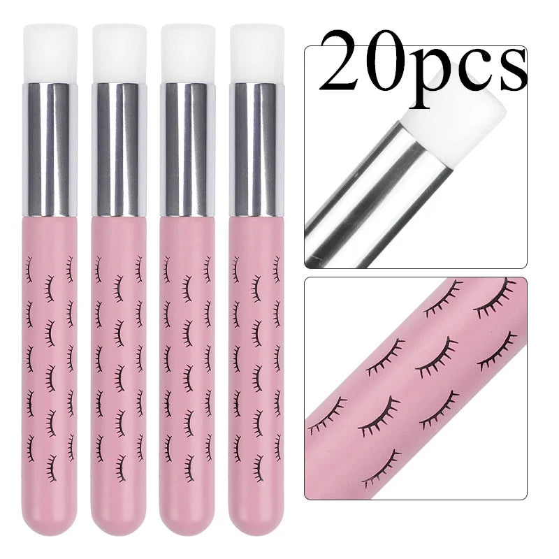 10pcs Eyelash Cleaning Brush Lash Extension Applicator Eyebrow Nose Brushes Washing Bottle Skin Care Makeup Tool Clean Supplies