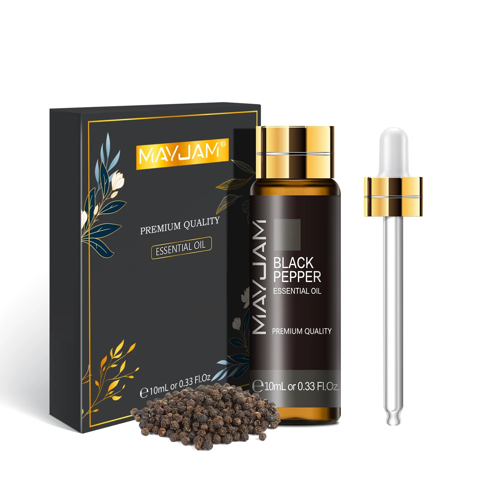 10ML Citronella Chamomile Lemon Rose Sage Essential Oils Basil Vetiver Myrrh Pepper Fennel Pine Needles Camphor Massage Oil