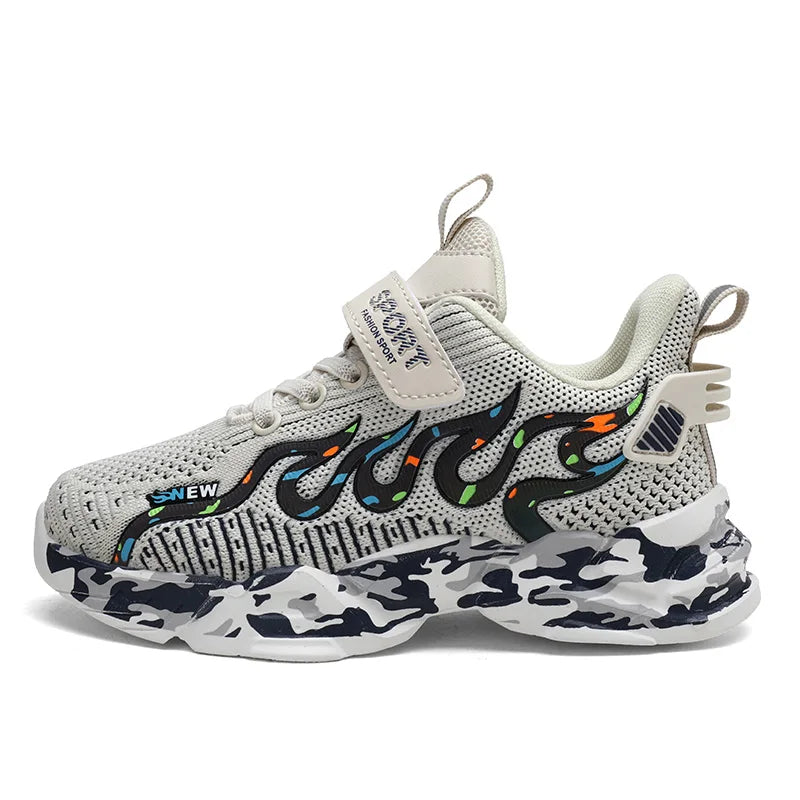 Boys Running Shoes  Design Children Sneakers Mesh Kids Casual Sneakers 7-12 Years Children Sneakers for Boys
