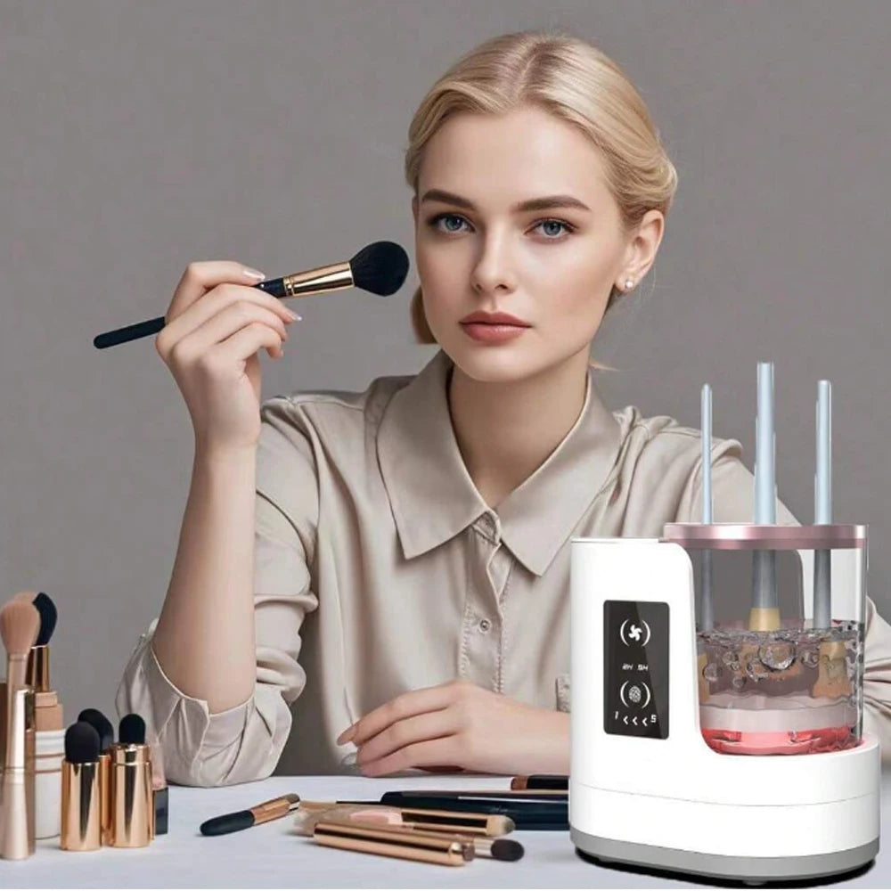 Electric Makeup Brush Cleaner Brushes and Foundation. - My Store