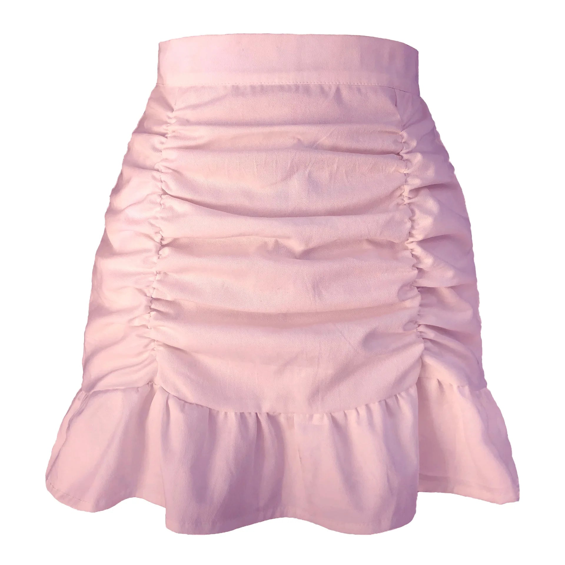 Woman Skirts Harajuku 2021 Hot Style Skirt Falbala Zipper Skirts Pure Color Drape Pockets Hip Fishtail Skirts Womens WSL4421