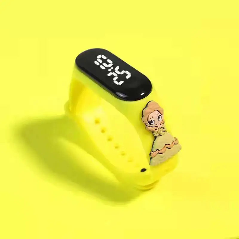 Disney Children's Watch Fashion Cartoon Watches Electronic Digital LED Display Watches Waterproof Holiday Gift Kids Watches