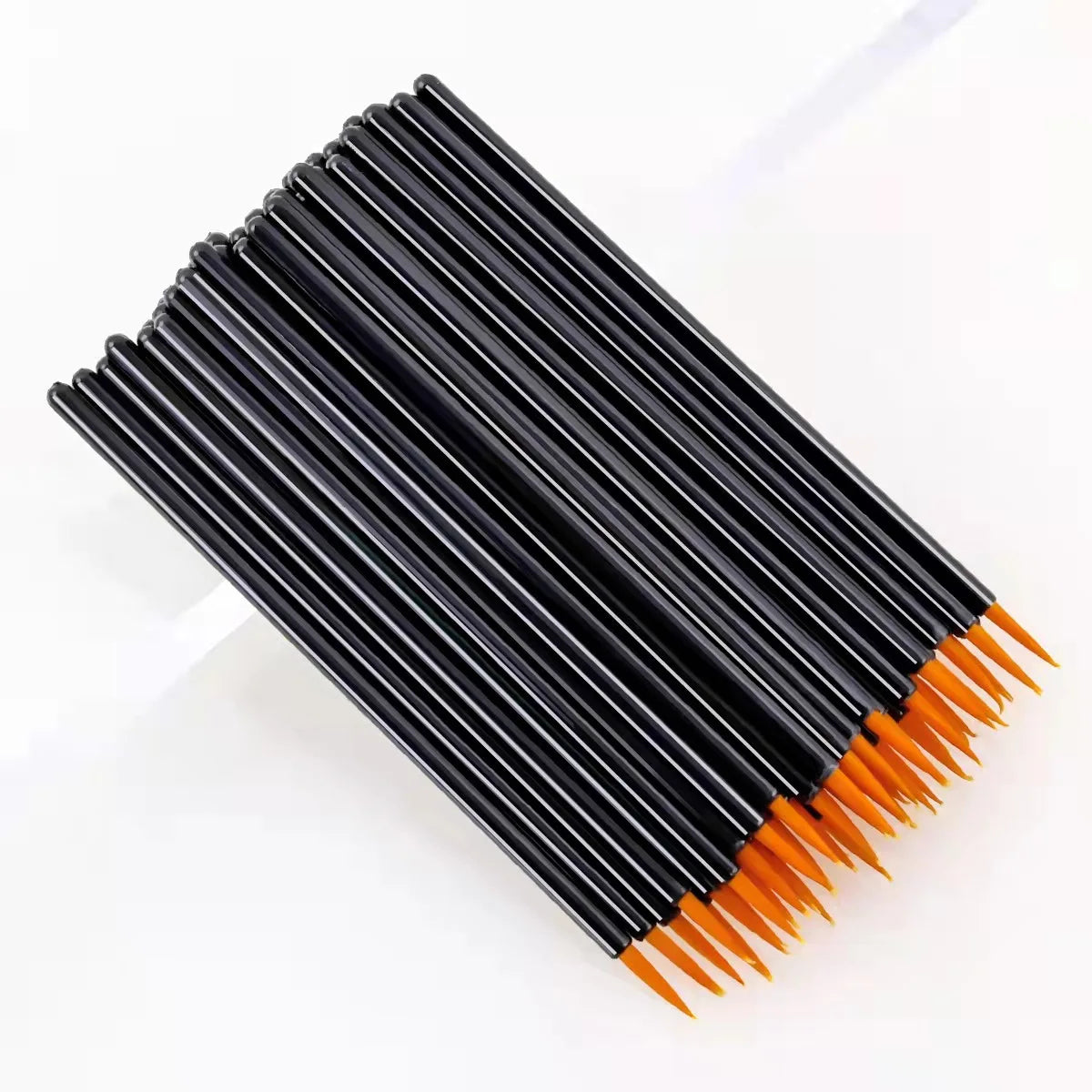 HOT 50/5 PCS Disposable Eyeliner Makeup Brush Eyeshadow Eyeliner Stick Makeup Brush Eyelash Extension Beauty Makeup Tool - My Store