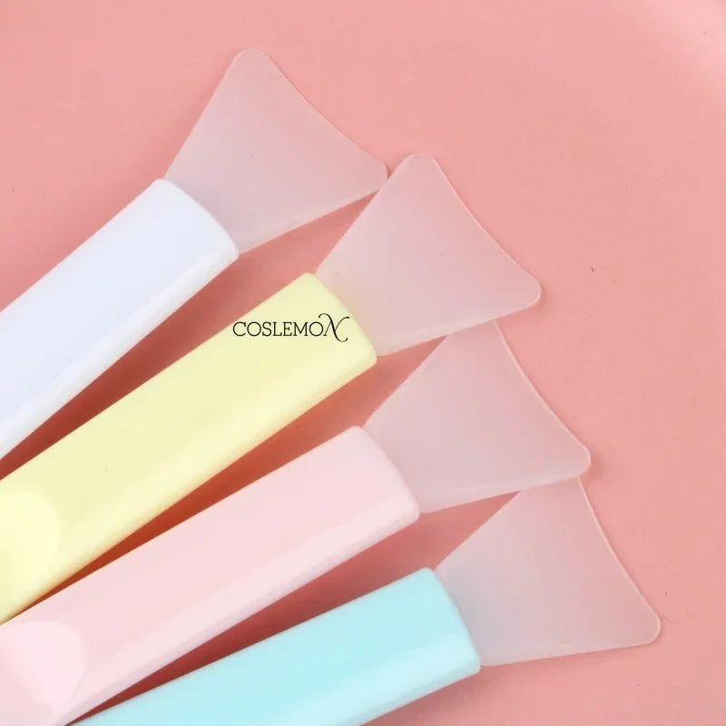 1/3pcs Silicone Facial Mask Brush Double Mud Film Beauty Makeup DIY Apply Facial Mask Head Soft Head Makeup Face Skin Care Tools