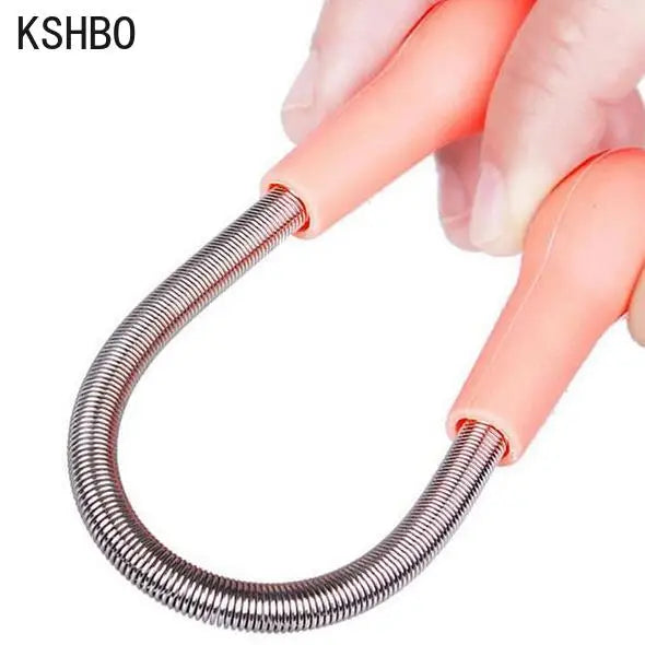KSHBO New 100% High Quality 3 Springs Exfoliator Facial Hair Buff Smooth Removal Pad Remover  Body Hair Removal Skin Care Tools