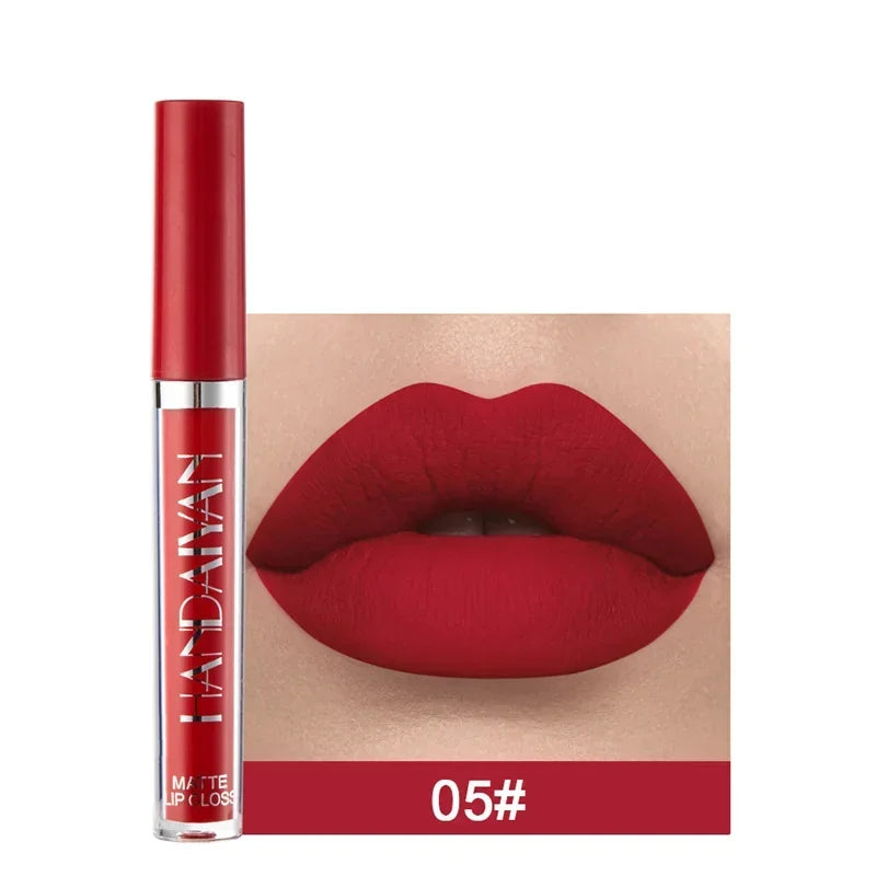 6pcs/1pcs Waterproof Lipgloss Makeup Lightweight Matte Lip Cosmetics Long Lasting Velvet Lipstick Moisturizing Sexy Lips Makeup - My Store