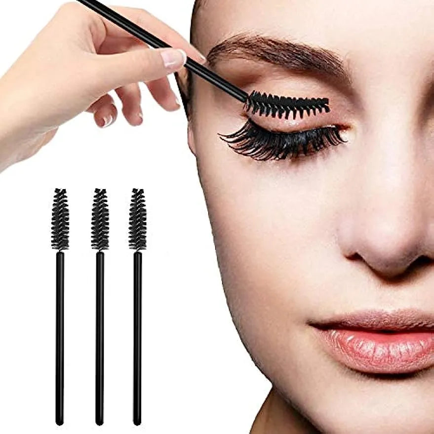 100 Pcs Disposable Eyelash Mascara Brushes for Eye Lashes Extension Eyebrow and Makeup Wholesale of Makeup Tools - My Store
