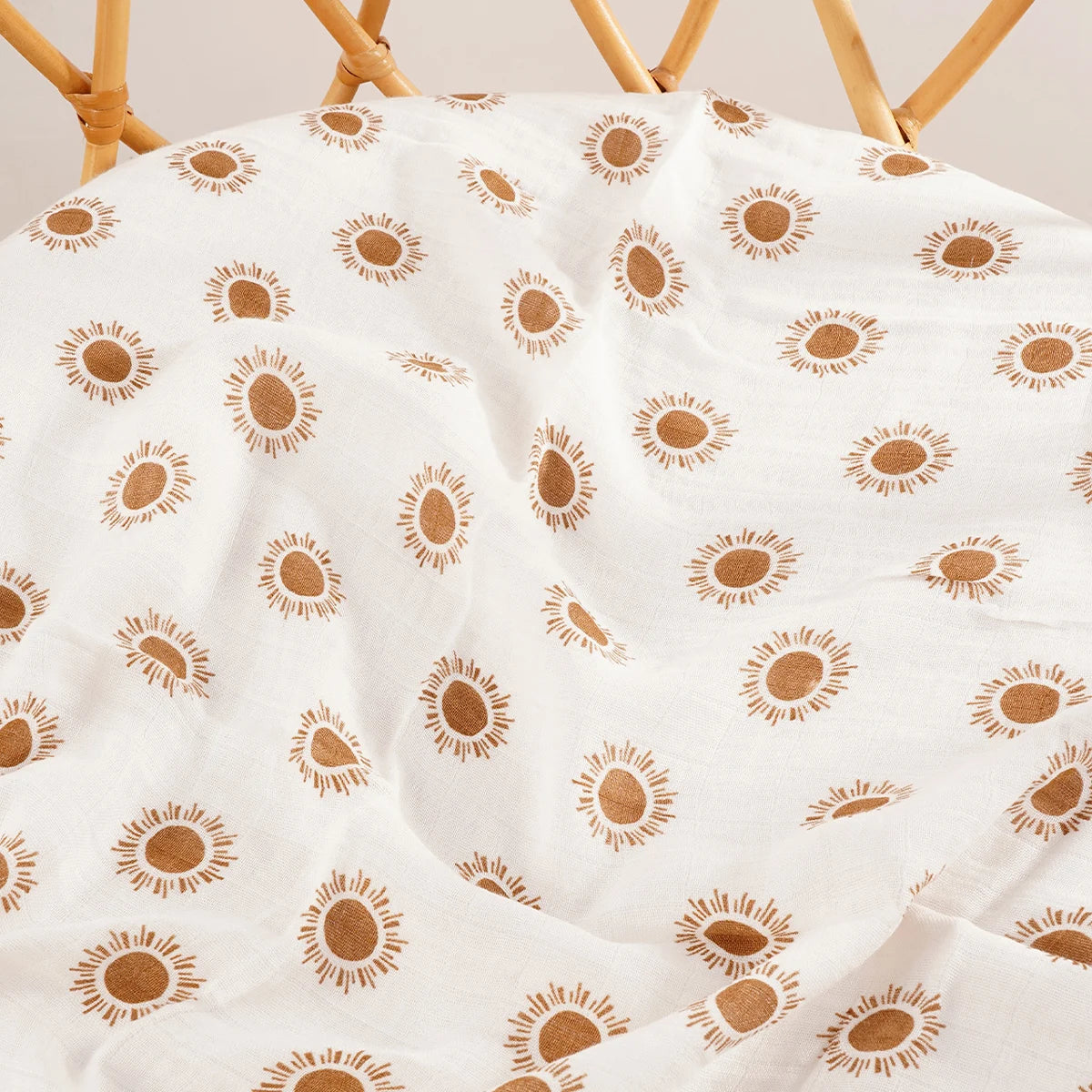 HappyFlute  Bamboo Cotton Baby Muslin Swaddle Baby Blanket Soft Baby Towel Wrap