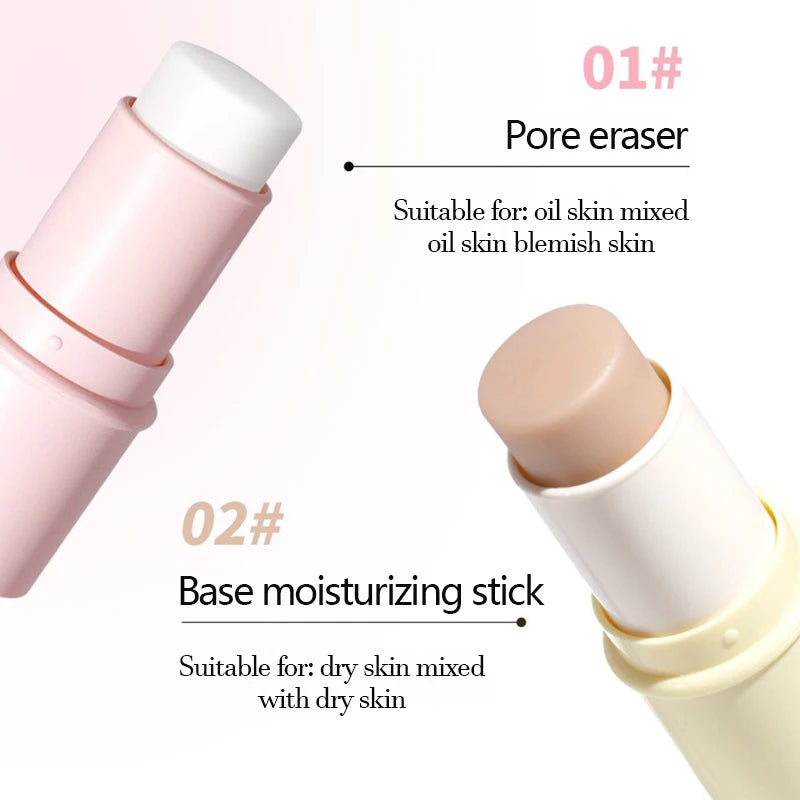 Makeup Primer Stick Long Lasting Covering Pores Waterproof Concealer Pen Face Foundation Stick Soft Moisturizer Before Makeup - My Store