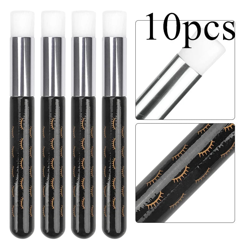 10pcs Eyelash Cleaning Brush Lash Extension Applicator Eyebrow Nose Brushes Washing Bottle Skin Care Makeup Tool Clean Supplies