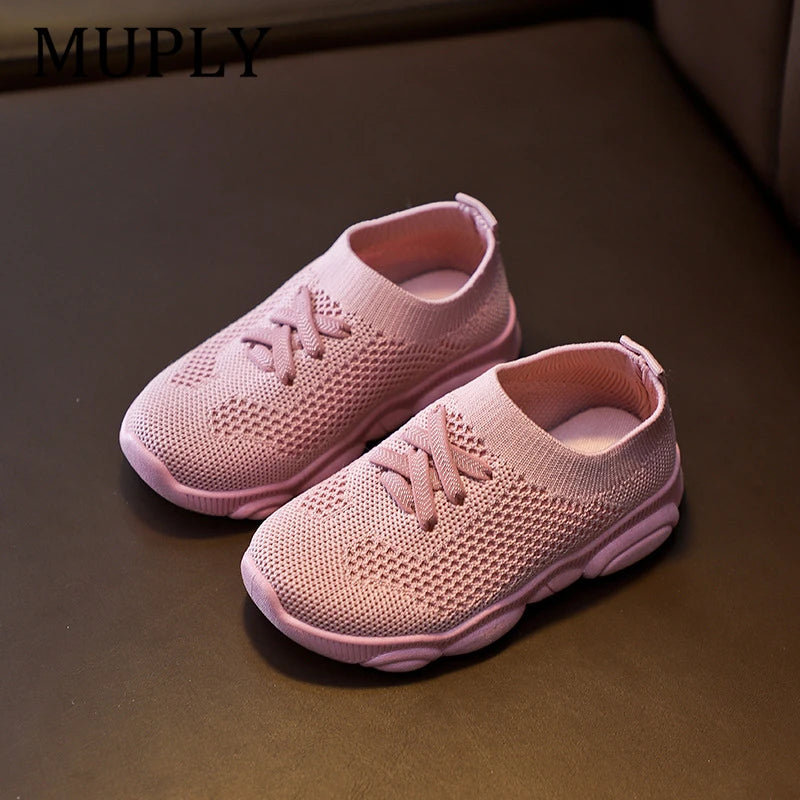 Kids Shoes Anti-Slip Soft Rubber Bottom Baby Sneaker Casual Flat Sneakers Shoes Children Size Kid Girls Boys Sports Shoes