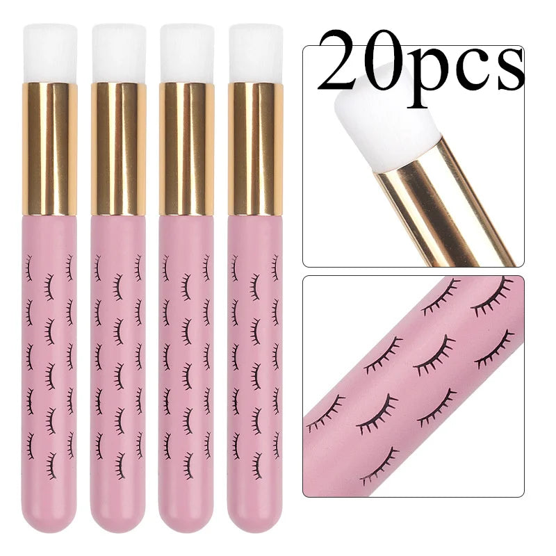 10pcs Eyelash Cleaning Brush Lash Extension Applicator Eyebrow Nose Brushes Washing Bottle Skin Care Makeup Tool Clean Supplies