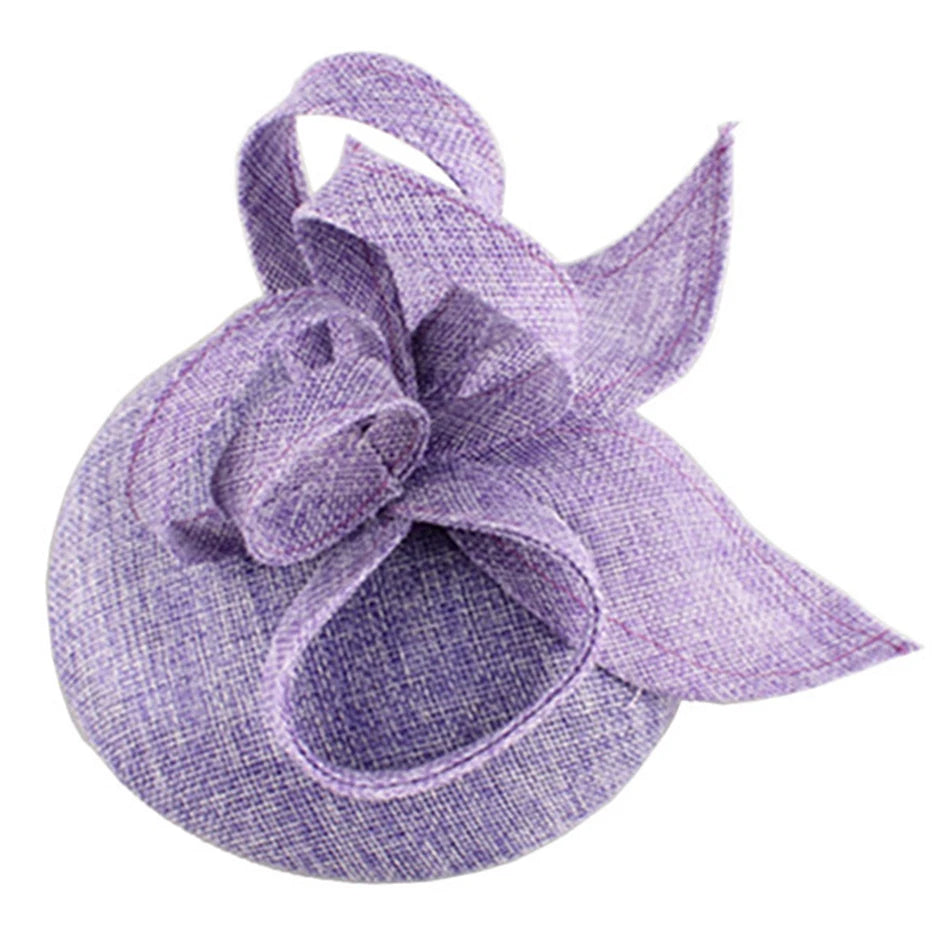 BUTTERMERE Women Fedora Ladies Hats Linen Bride Hat Veil Female Elegant Wedding Party Vintage Pillbox Hat Church Hats Woman Hat
