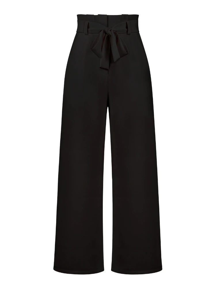 Fashion New in Women's Pants Casual Workplace Loose Women Pant Versatile Straight Broad Leg High Waist Pants Women Clothing