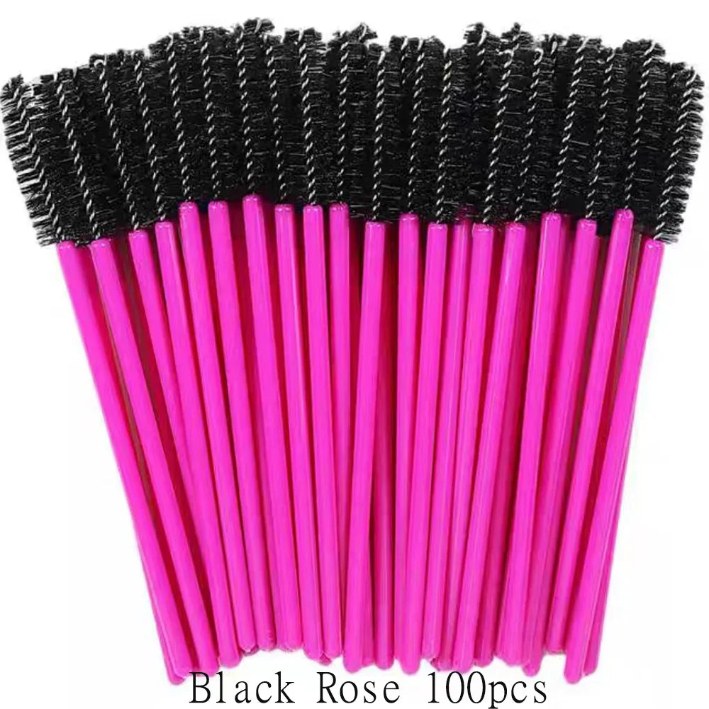 100 Pcs Disposable Eyelash Mascara Brushes for Eye Lashes Extension Eyebrow and Makeup Wholesale of Makeup Tools - My Store