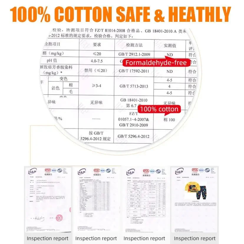 Kids Clothes Children Sets Children's Clothing Boys Girls CottonAutumn Winter Clothing Pants Sleepwear Underwear Christmas Gift
