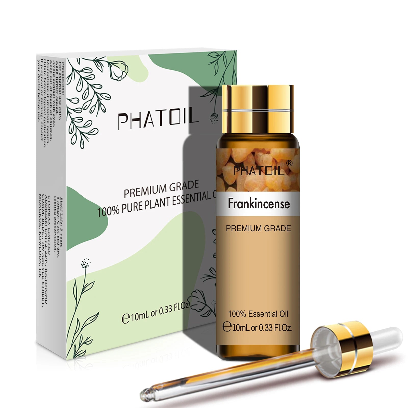PHATOIL 10ML Rose Vanilla Neroli Spearmint  Pure Natural Essential Oils Diffuser Massage Spa Candles Soaps Aroma Fragrance Oil