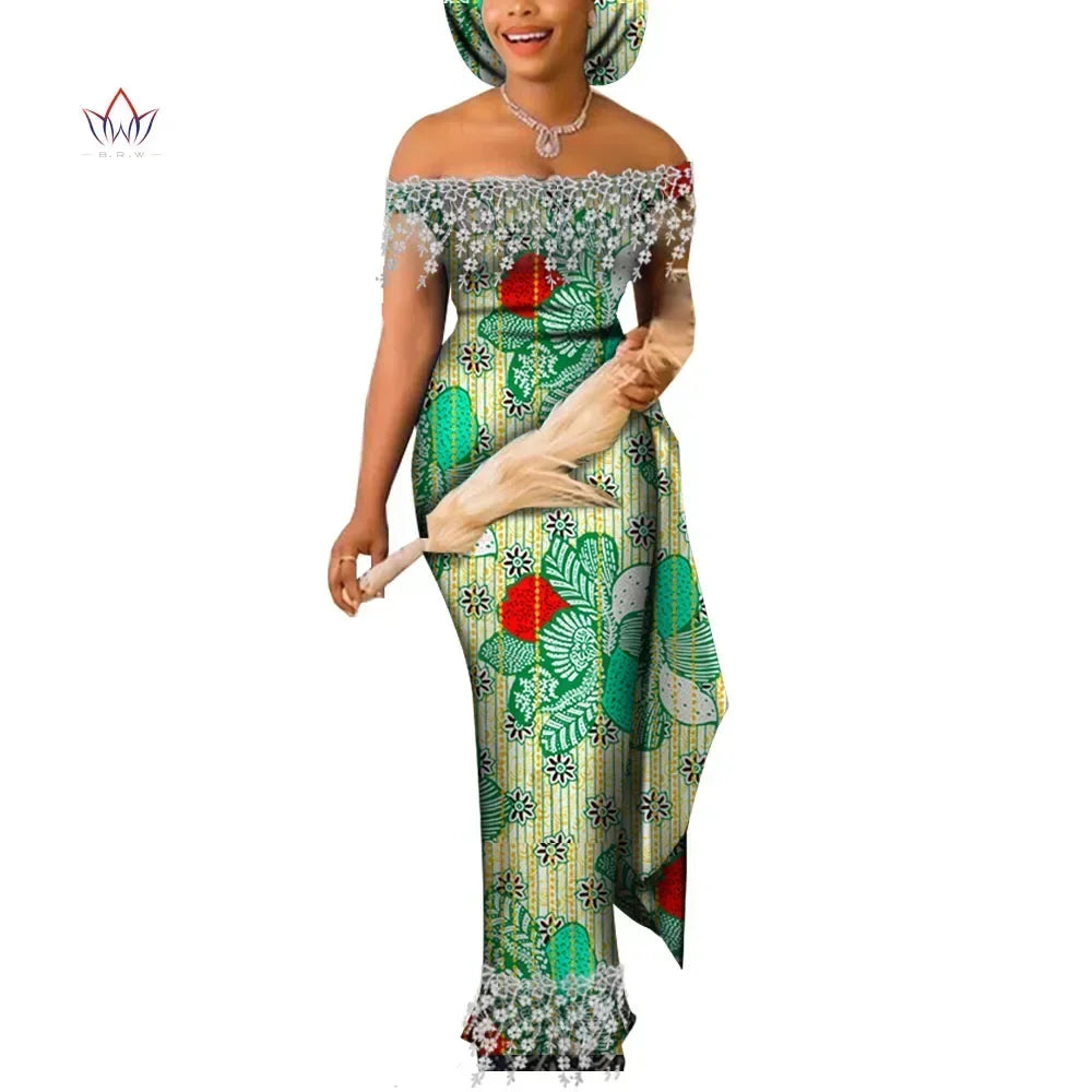 Dresses for Women Party Wedding Casual Date Dashiki African Women Dresses African Dresses for Women Kg598 - My Store