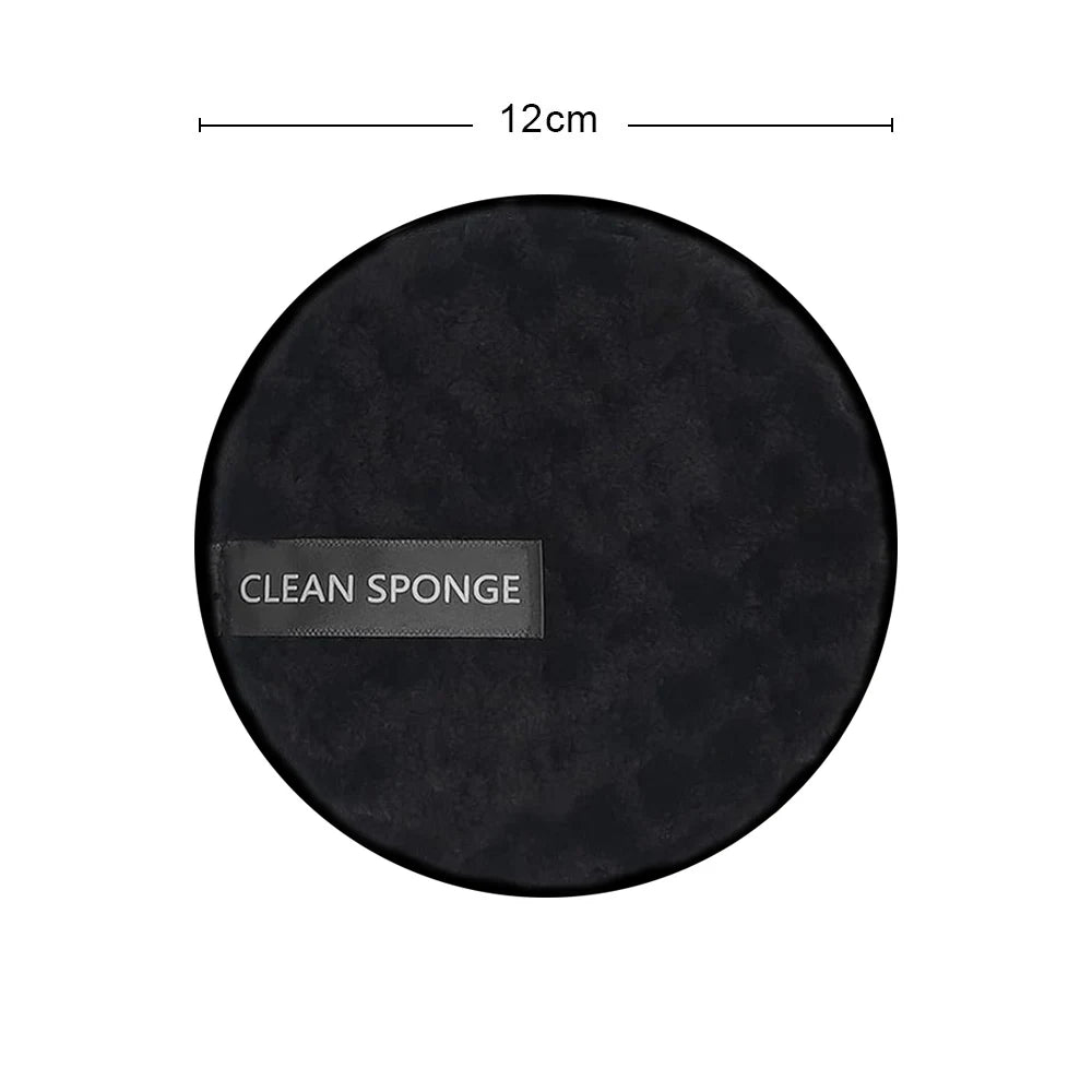 Makeup Remover Puff Reusable Make-Up Pads Washable Cleansing Cotton Microfiber Cloth Pad Skin Care Nail Art Cleaning Wipe Tools