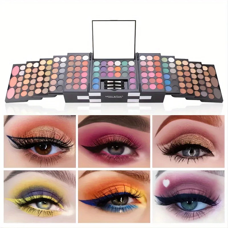 142-Color Eye Shadow, 3-Color Blush, 3-Color Eyebrow Powder Makeup Set, Makeup Artist's Special Makeup - My Store