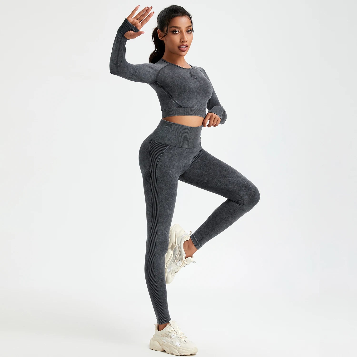 Wash Autumn Pant Sets Skinny Stretch Sport Pant Sets  Beautiful Activewear Exercise Activewear Running Sport Leggings