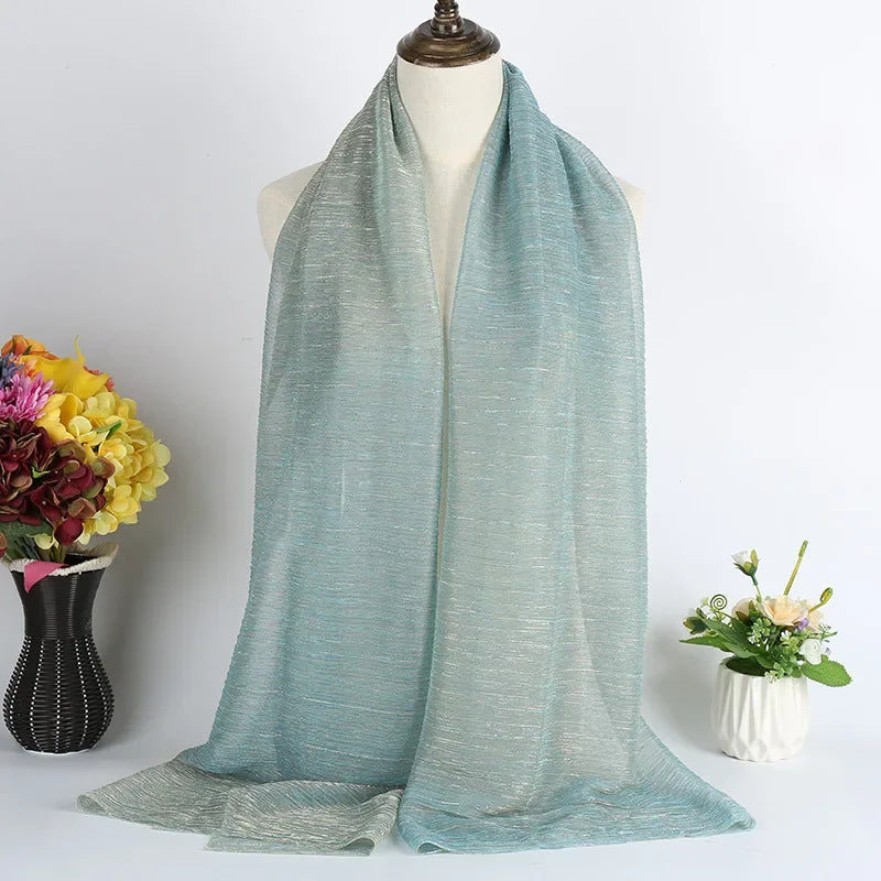 Scarves Women Plain Maxi Hijab Scarf Soft Soild Muslim Shawls Wraps Lady Viscose Head Scarfs Fashion Scarves 1Pc