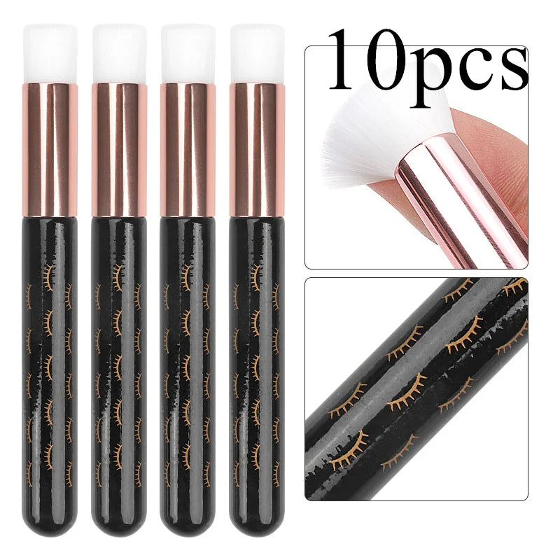 10pcs Eyelash Cleaning Brush Lash Extension Applicator Eyebrow Nose Brushes Washing Bottle Skin Care Makeup Tool Clean Supplies