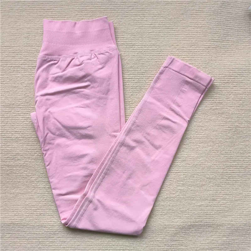 YEAE Women Seamless Yoga Leggings Fitness Athletic Sport Pants Butt Lifting Gym Compression Legging Activewear Workout Tights