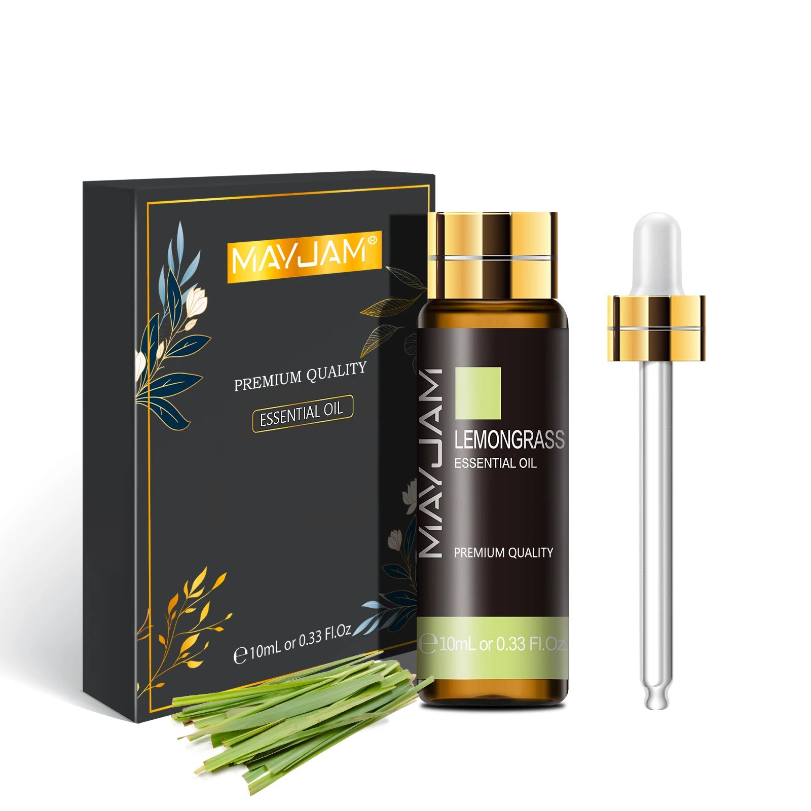 10ML Citronella Chamomile Lemon Rose Sage Essential Oils Basil Vetiver Myrrh Pepper Fennel Pine Needles Camphor Massage Oil