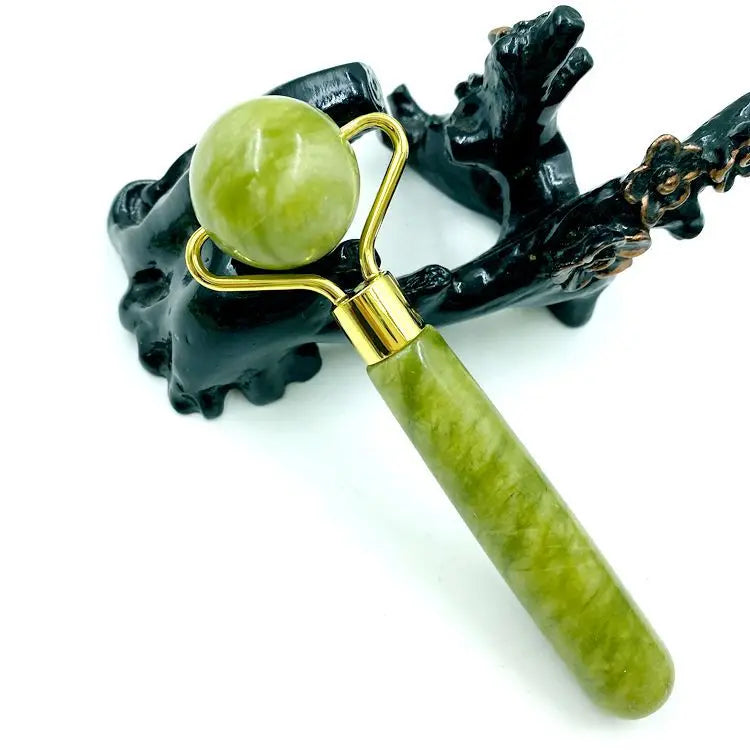 Natural Jade Roller Massager for Face Roller Gua Sha Jade Stone Face Massager Anti-Wrinkle Lift Facial Beauty Skin Care Tools
