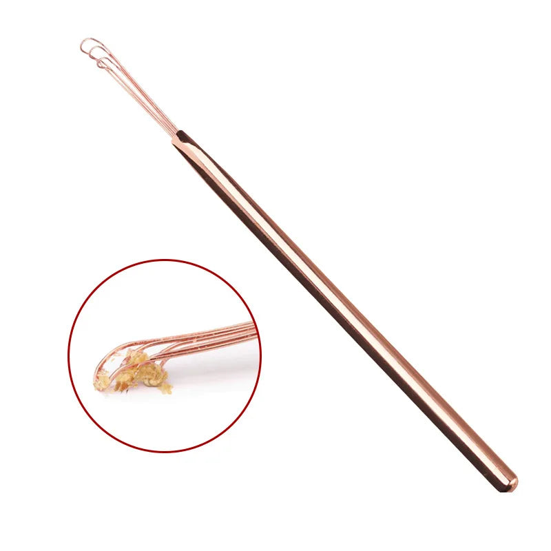 Ear Tools Stainless Steel Silver Earpick Wax Remover Curette Cleaner Health Care Tools Ear Pick Handle Design