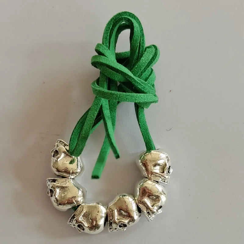 Hair Accessories Skull Jewelry Leather Ties Ponytail  Hair Glove Wrap