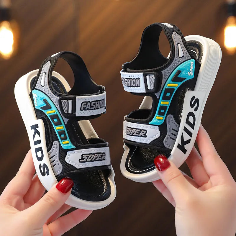 Breathable Sport Sandals Summer Sandals for Boys Casual Beach Shoe Comfortable Soft Sole Kids Shoes Fashion Non-Slip Sandalias
