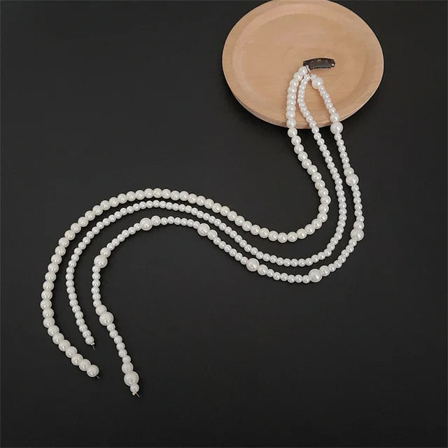 New Rhinestone Snake Hair Band for Hair Women Long Tassel Crystal Headband Hair Accessories Wedding Accessories Hair Jewelry